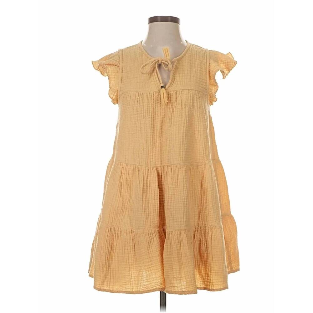 NEW B.O.G. COLLECTIVE women's mazara dress in butter